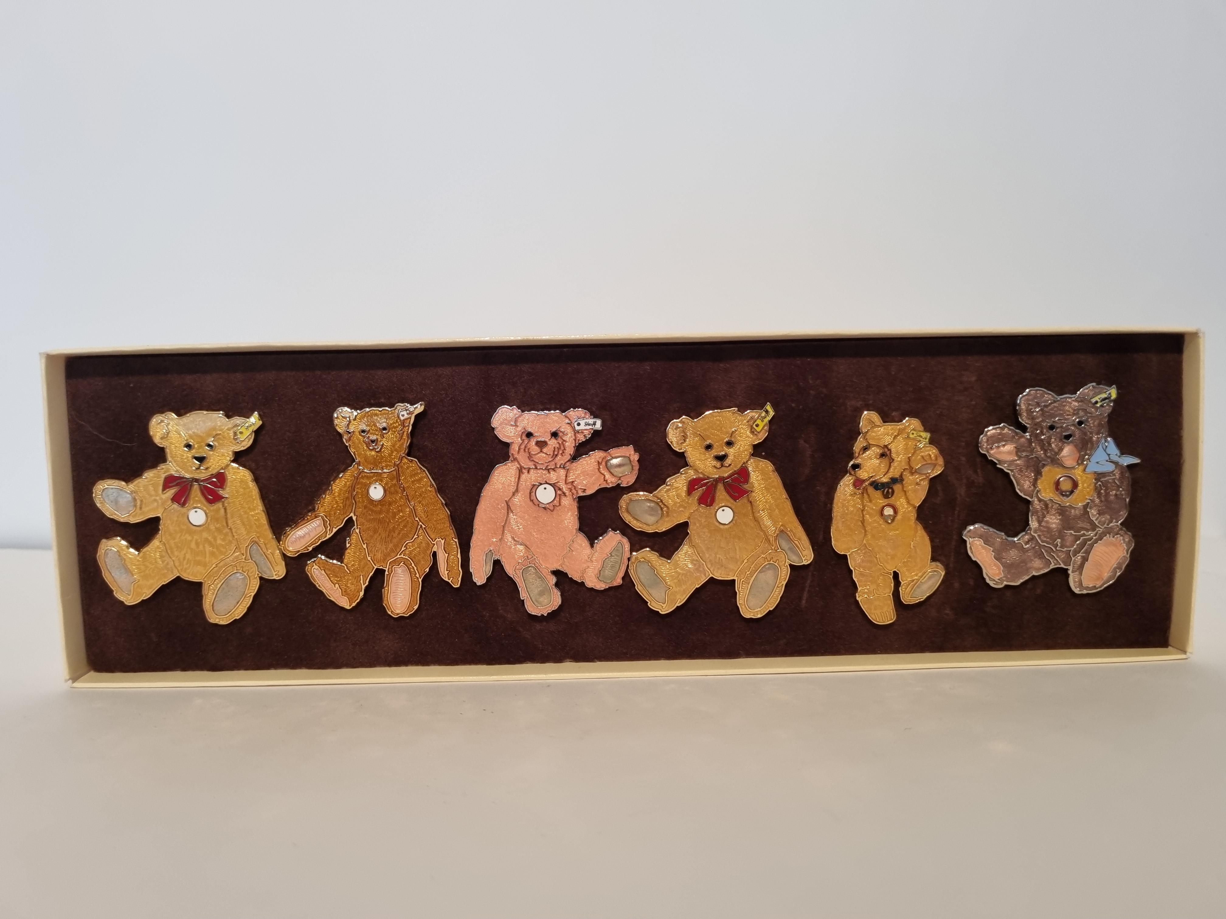 Steiff Teddy  Pin – Set Steiff Teddy  Pin – Set