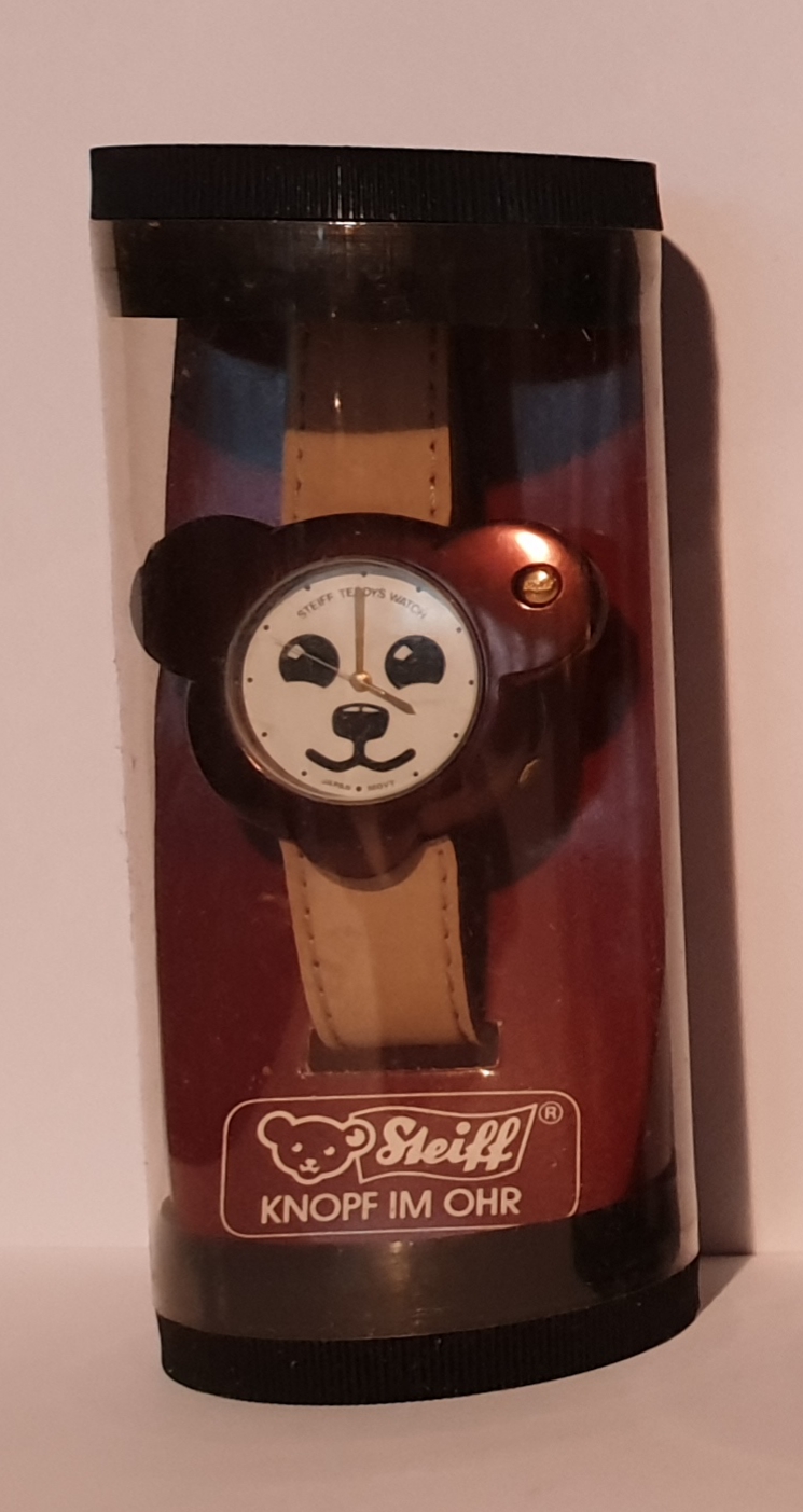 Steiff Uhr (braun / hellbraunes Armband)